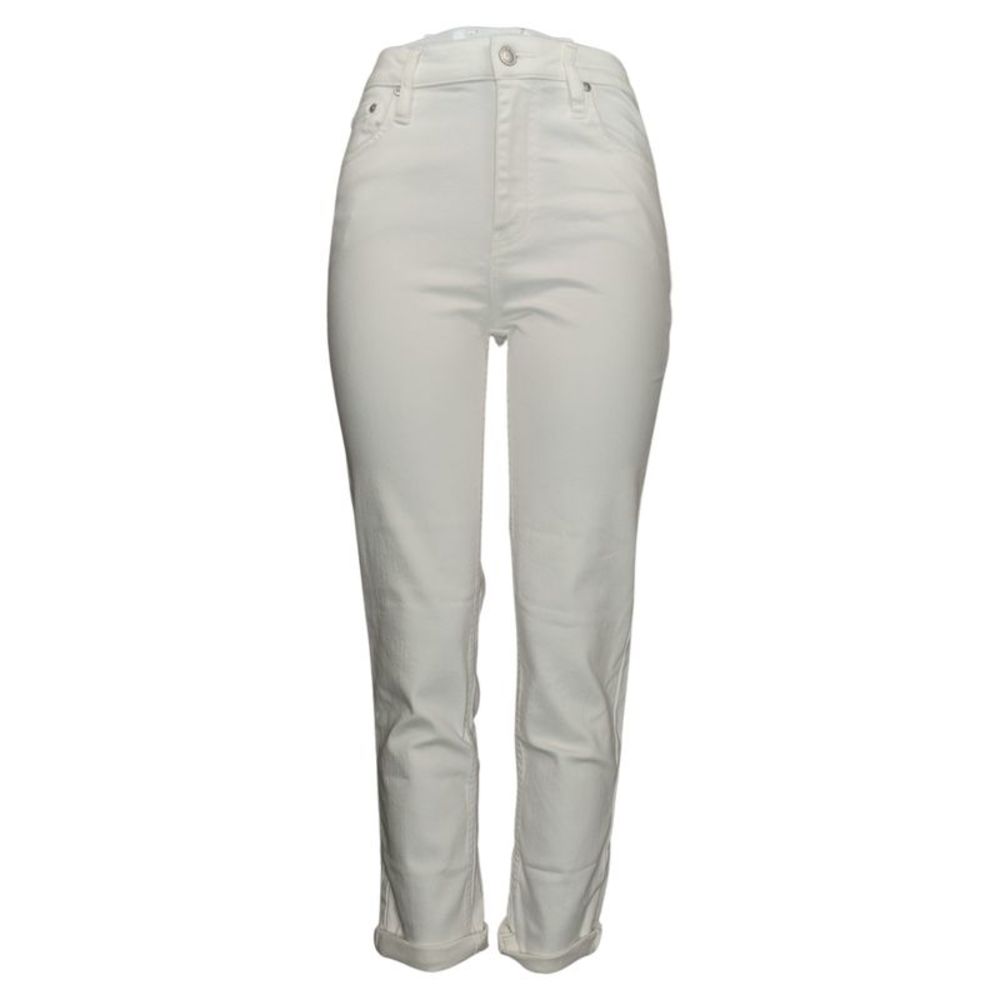 Candace Cameron Bure Women's Jeans Sz 4 Tall Pacific Denim Cropped White A564179